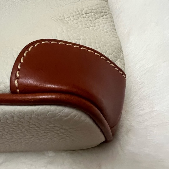 Dooney & Bourke Cream Pebble Grain Leather Crossbody - Picture 5 of 10